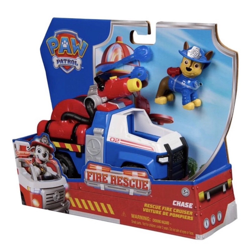 Paw Patrol Fire Rescue Chase Rescue Fire Cruiser Vehicle & Figure
New NIP